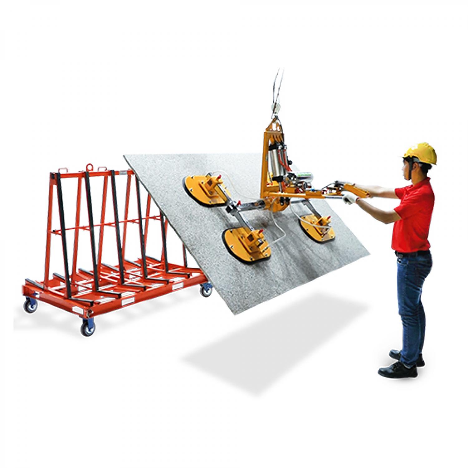 The Benefits of Slab Racks and Vacuum Lifters in the Workplace