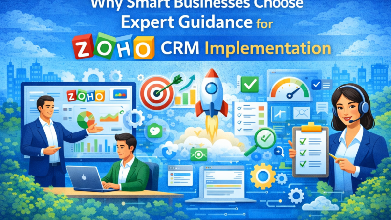 Why Smart Businesses Choose Expert Guidance for Zoho CRM Implementation