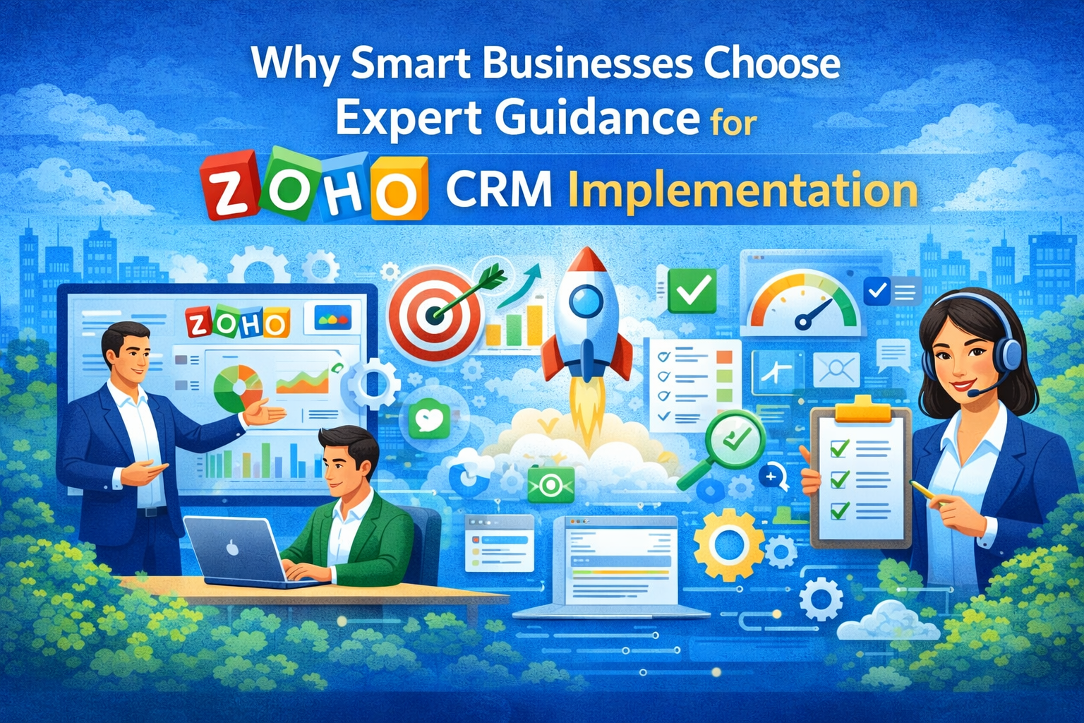 Why Smart Businesses Choose Expert Guidance for Zoho CRM Implementation
