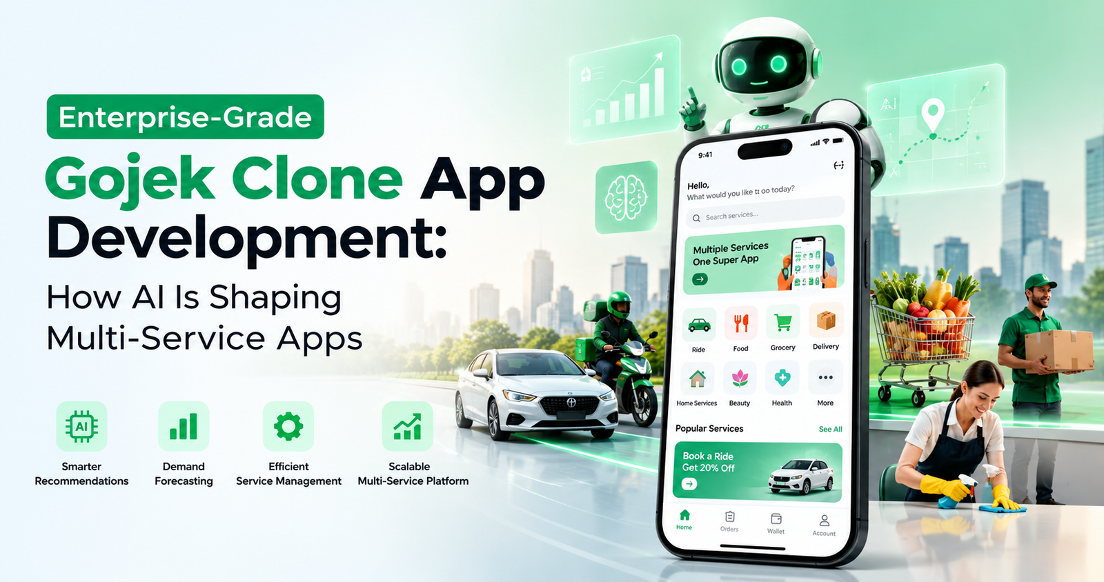 Enterprise-Grade Gojek Clone App Development: How AI Is Shaping Multi-Service Apps